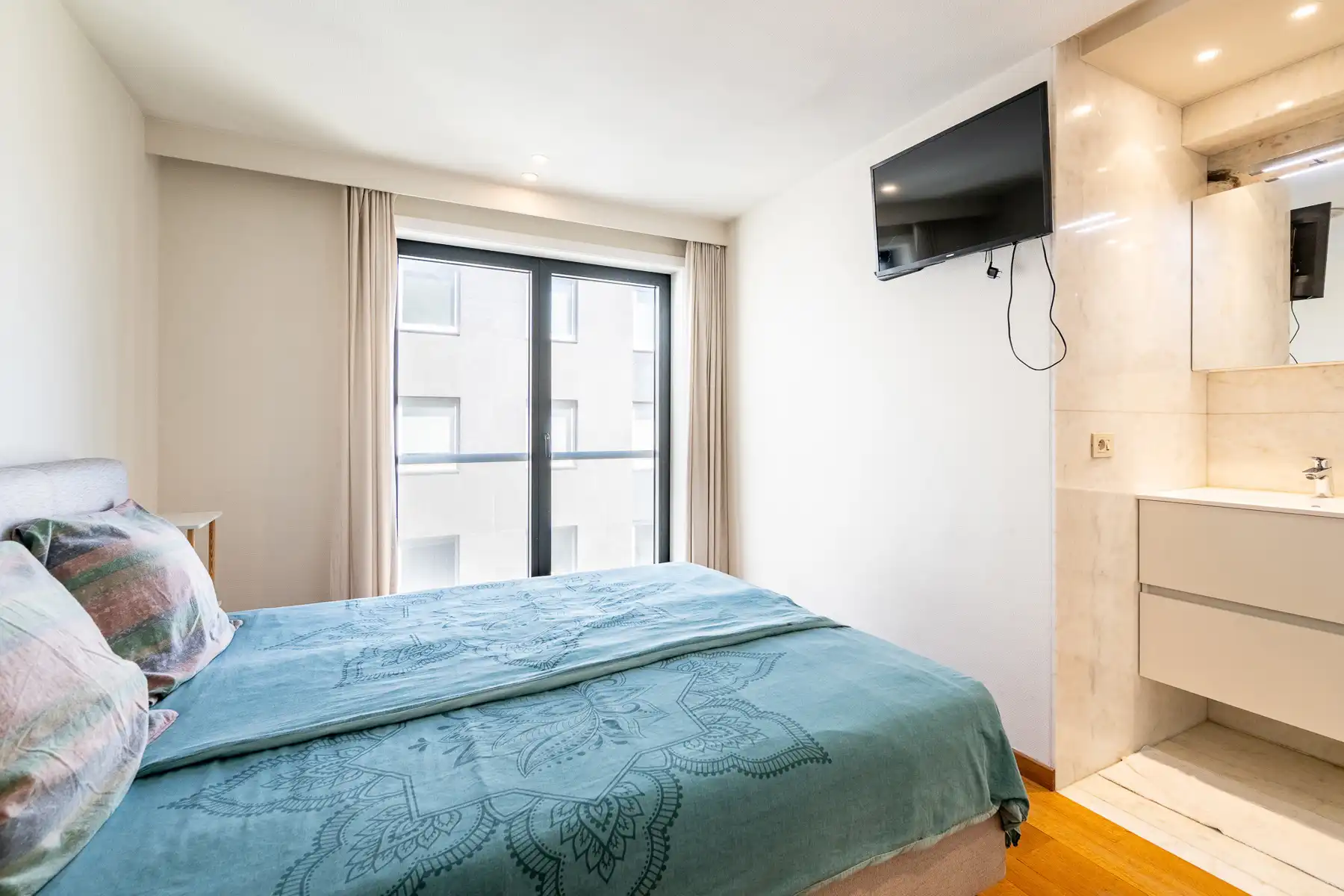 Zonnig appartement met open zicht in hartje Zoute ! foto 12