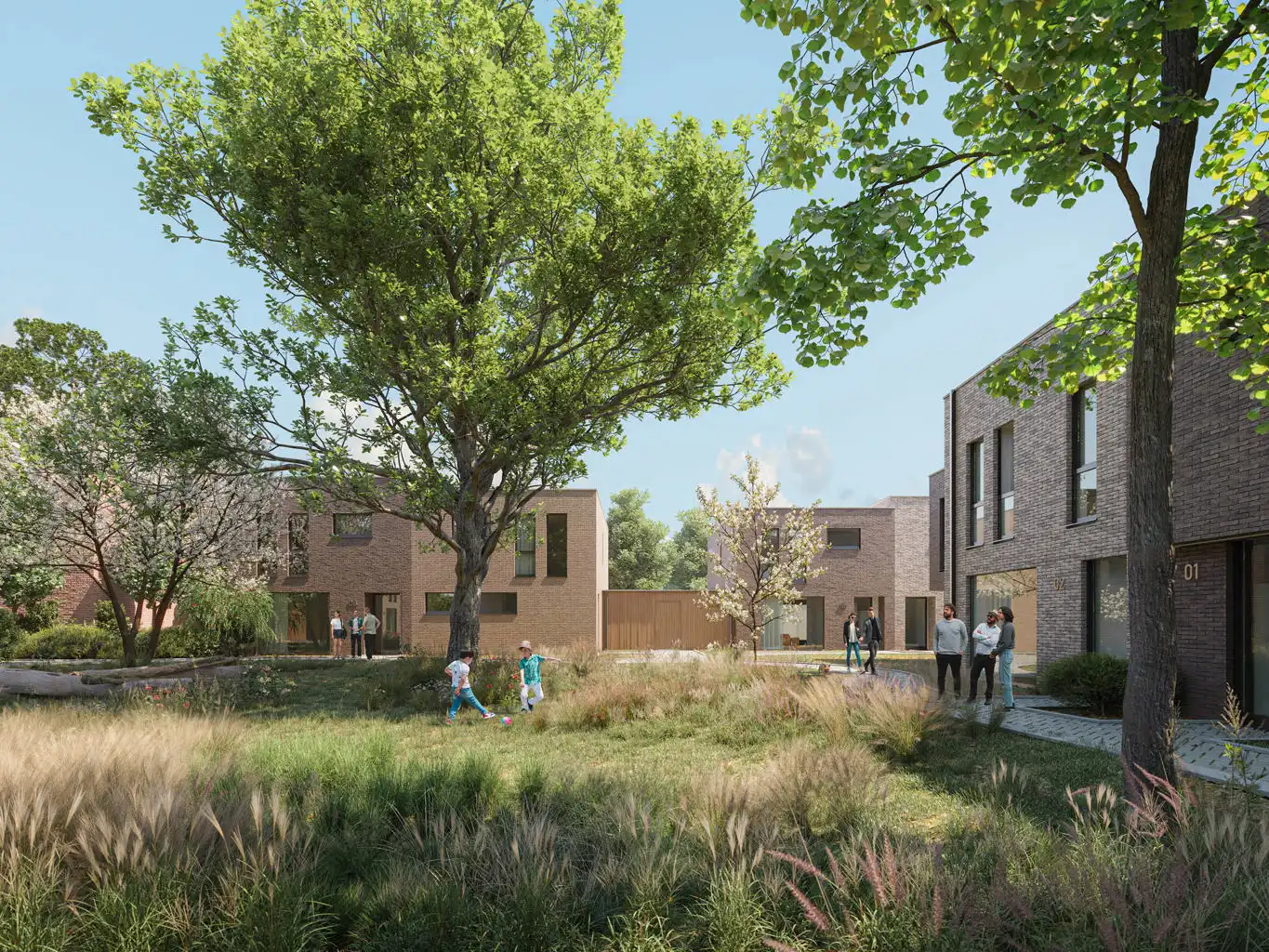 Woonerf met 12 doorzonwoningen foto 3