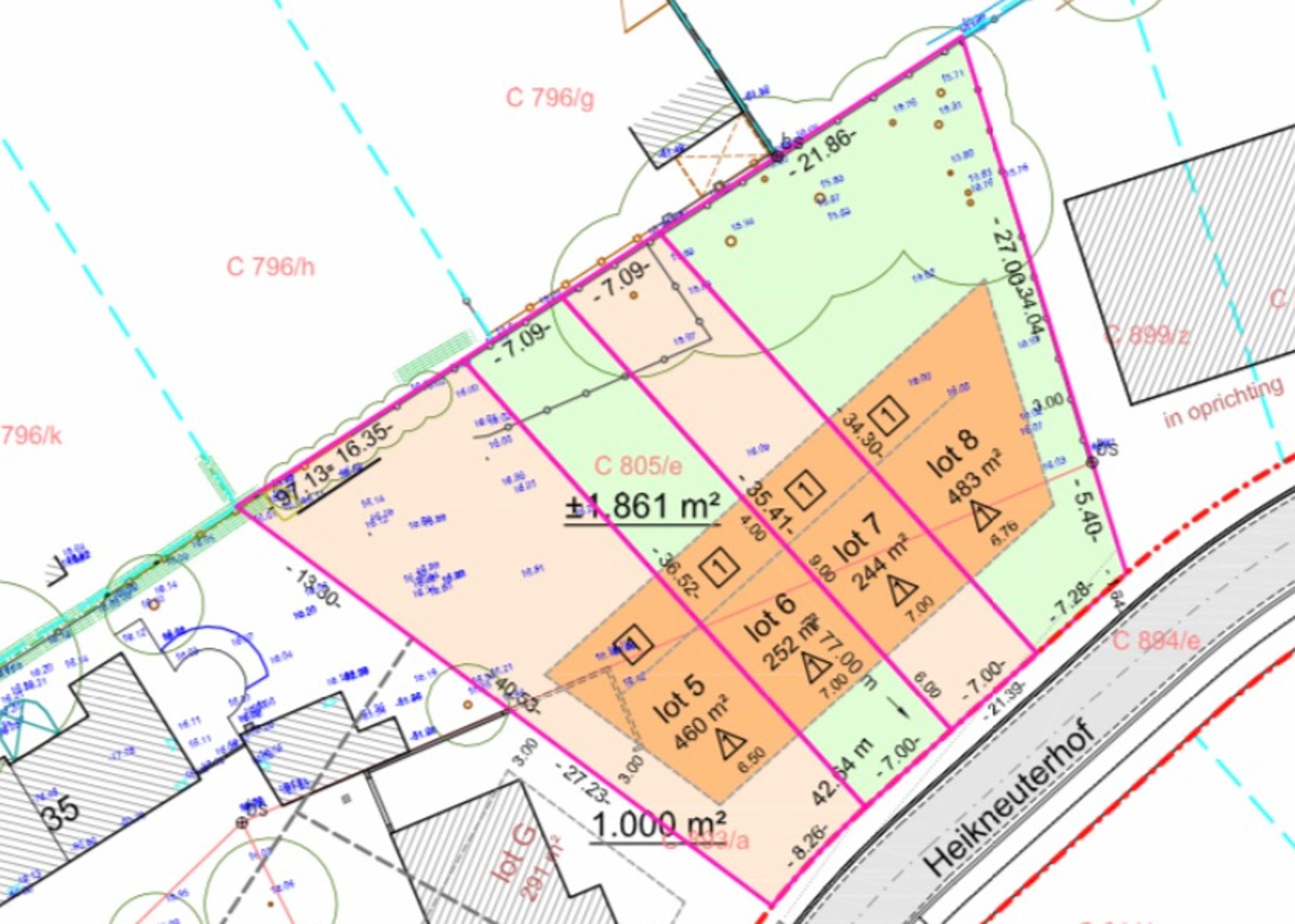 Bouwgrond voor halfopen woning op 483 m2 foto 3