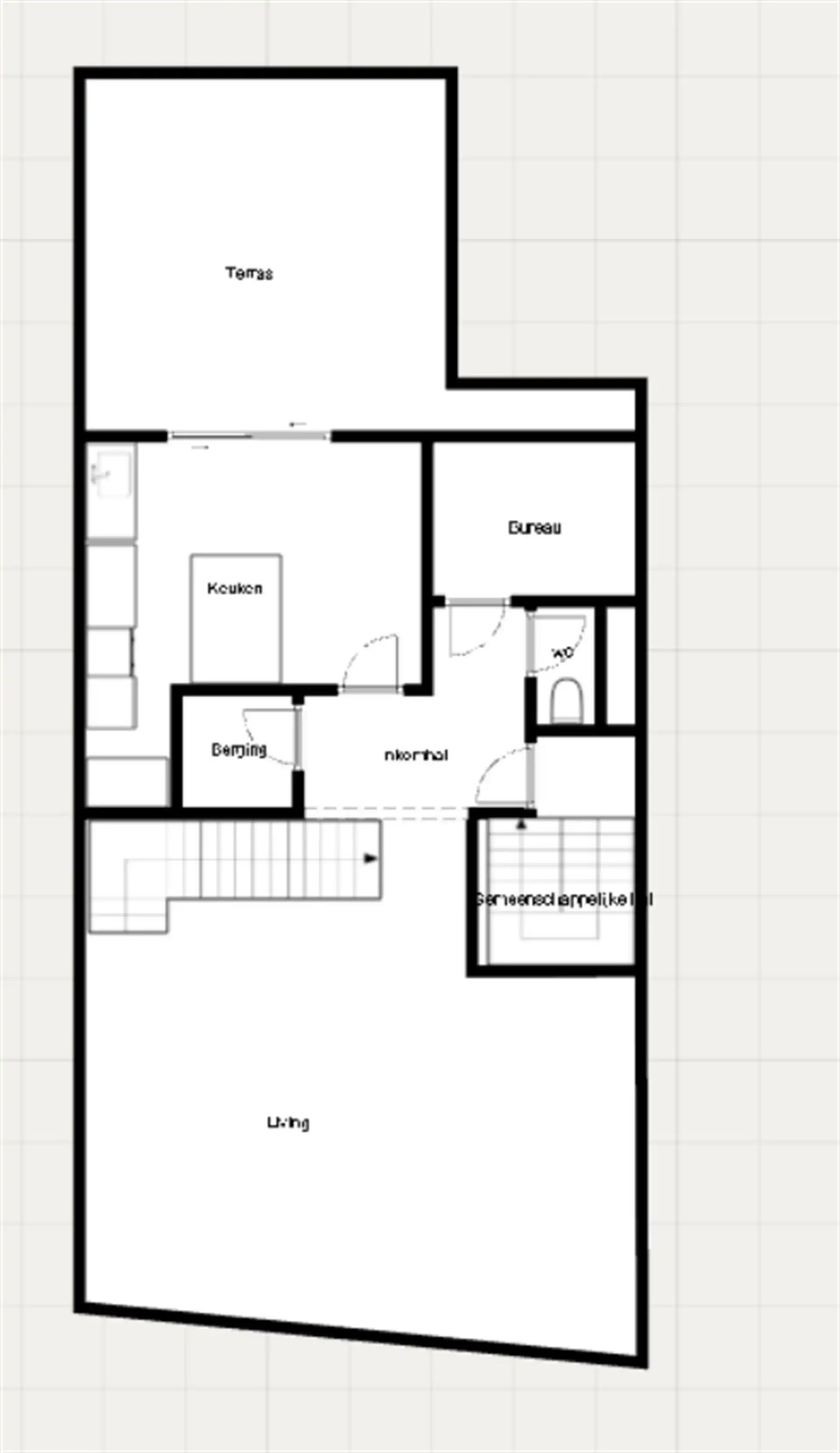 Duplex app. met 2 slpks en terras in Mechelen foto 19