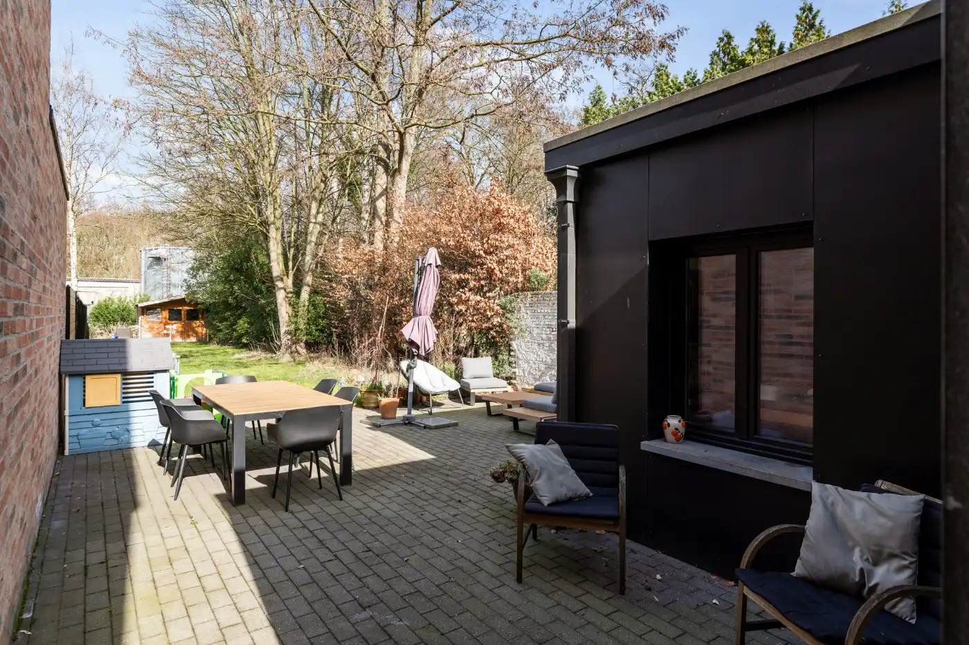 Charmante HOB met 3 slpk. en diepe tuin in Kapellen foto 22