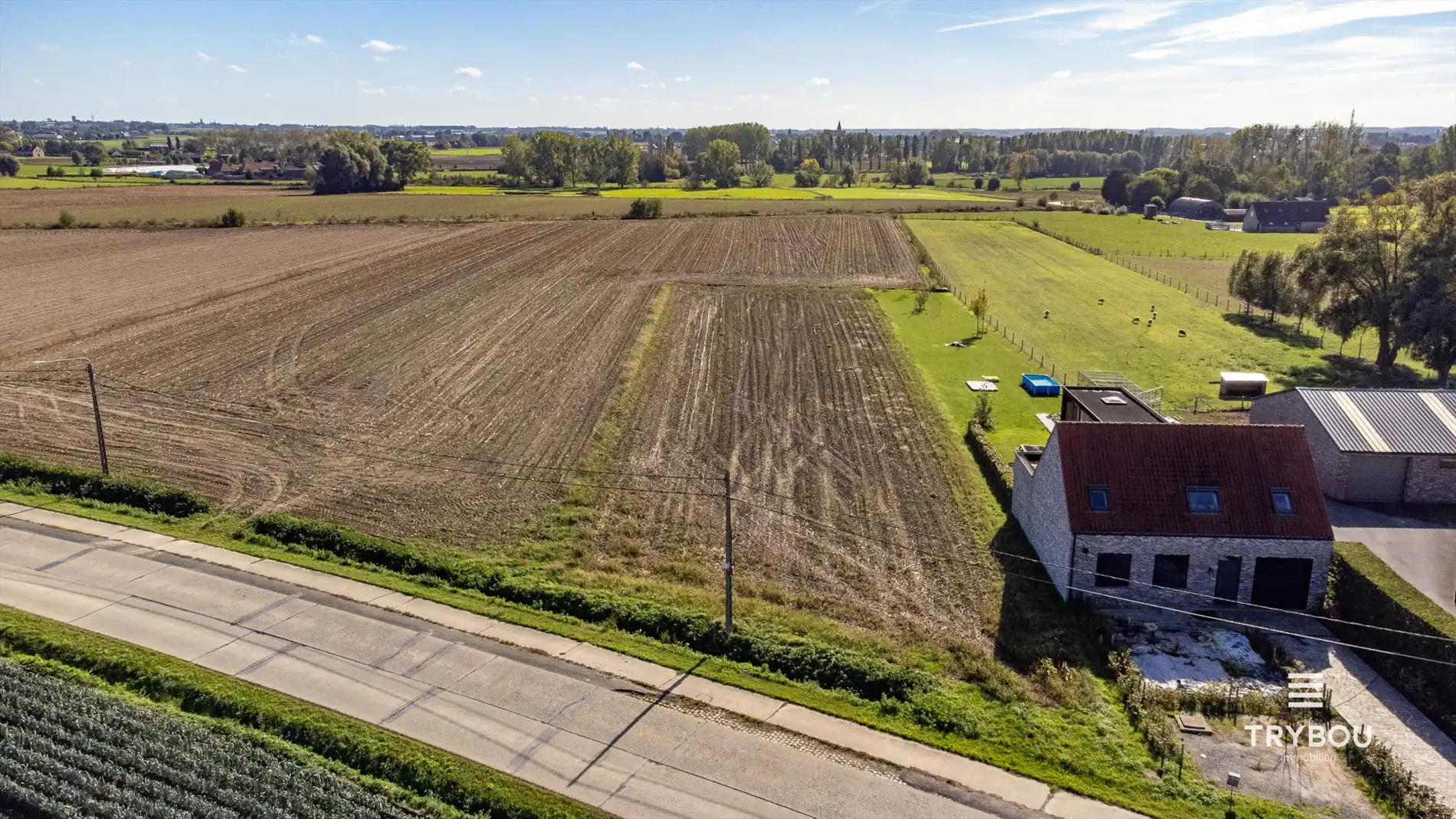 Ruime bouwgrond van 2.920 m² voor halfopen bebouwing in Poelkapelle foto 5