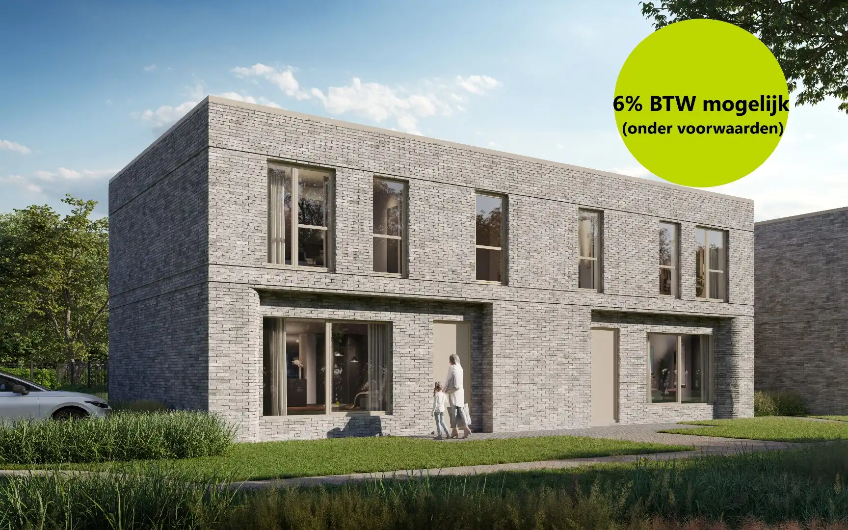 C.01 - BEN (max. E10) nieuwbouwwoning met 3 slpks te Olen-Centrum (6% BTW mogelijk) ! foto {{pictureIndex}}