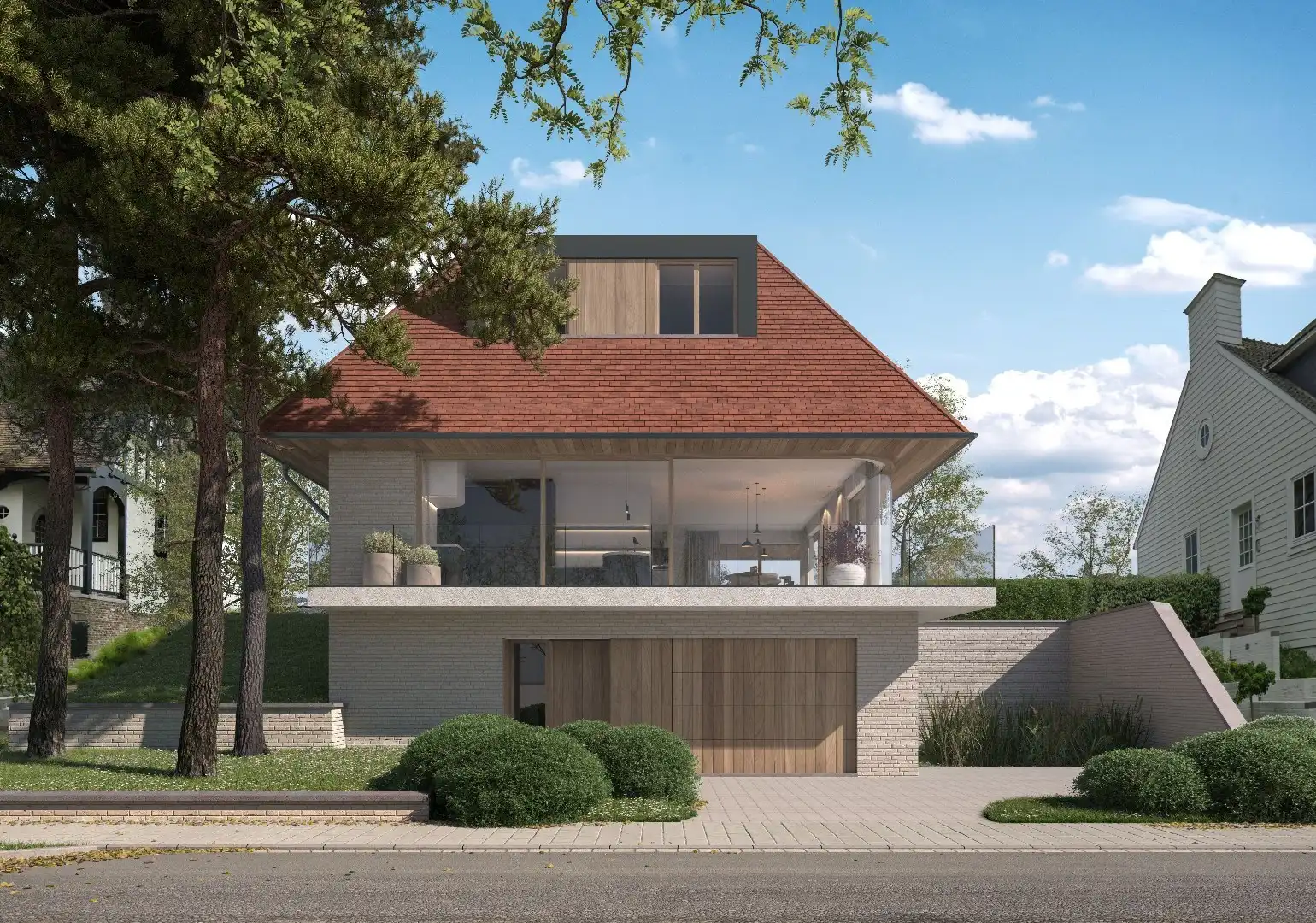 NIeuw te bouwen villa met goedgekeurde vergunning. foto {{pictureIndex}}