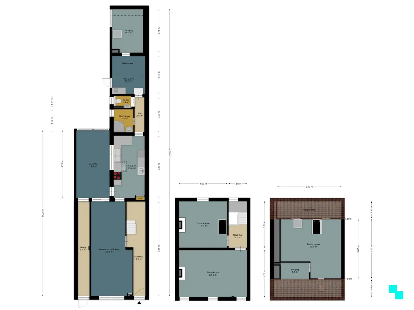 Te renoveren woning met gezellige tuin in het hart van Merelbeke foto 30