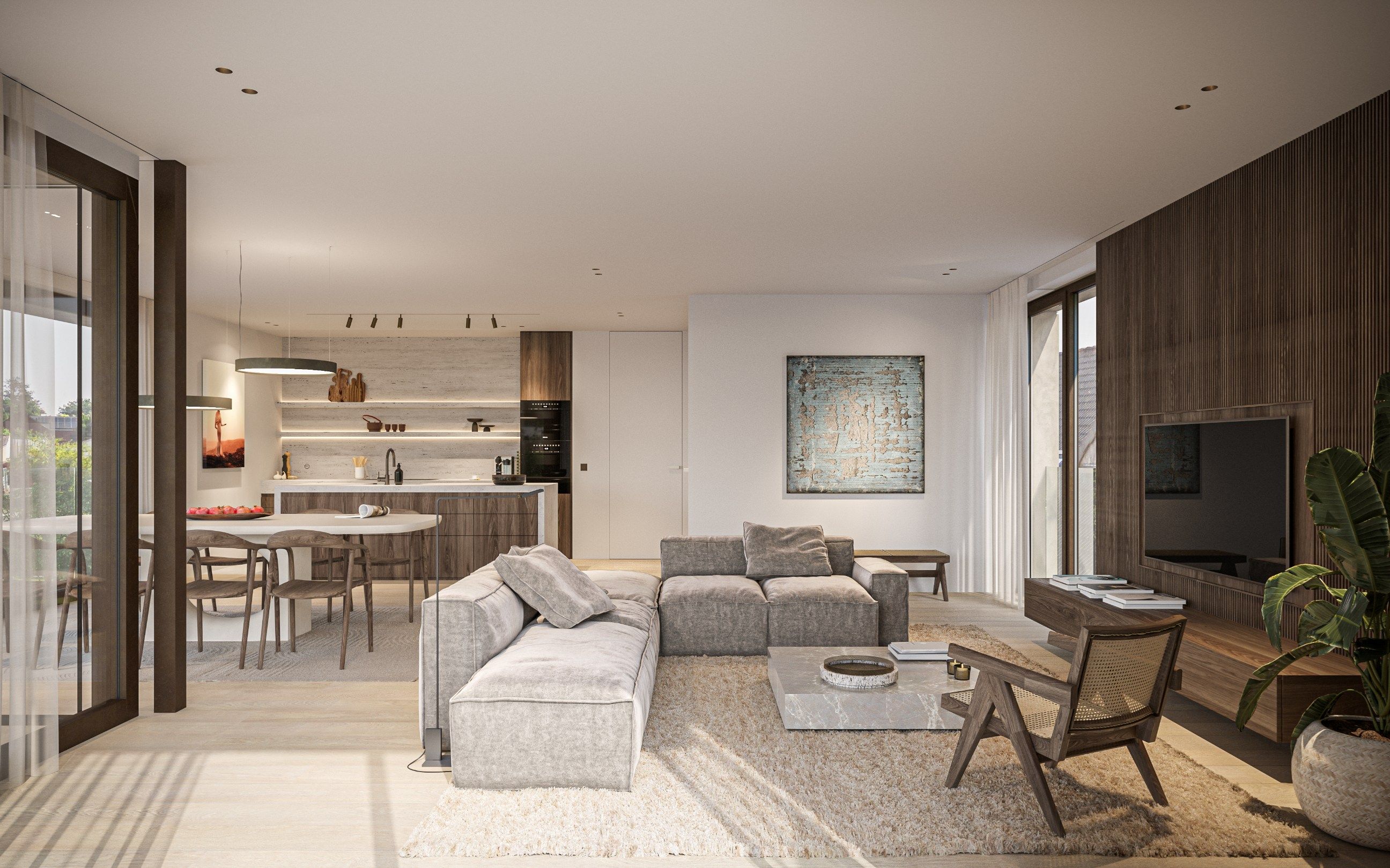 Res. Westlane: 2 slaapkamer appartement op centrale ligging te Knokke  foto 9