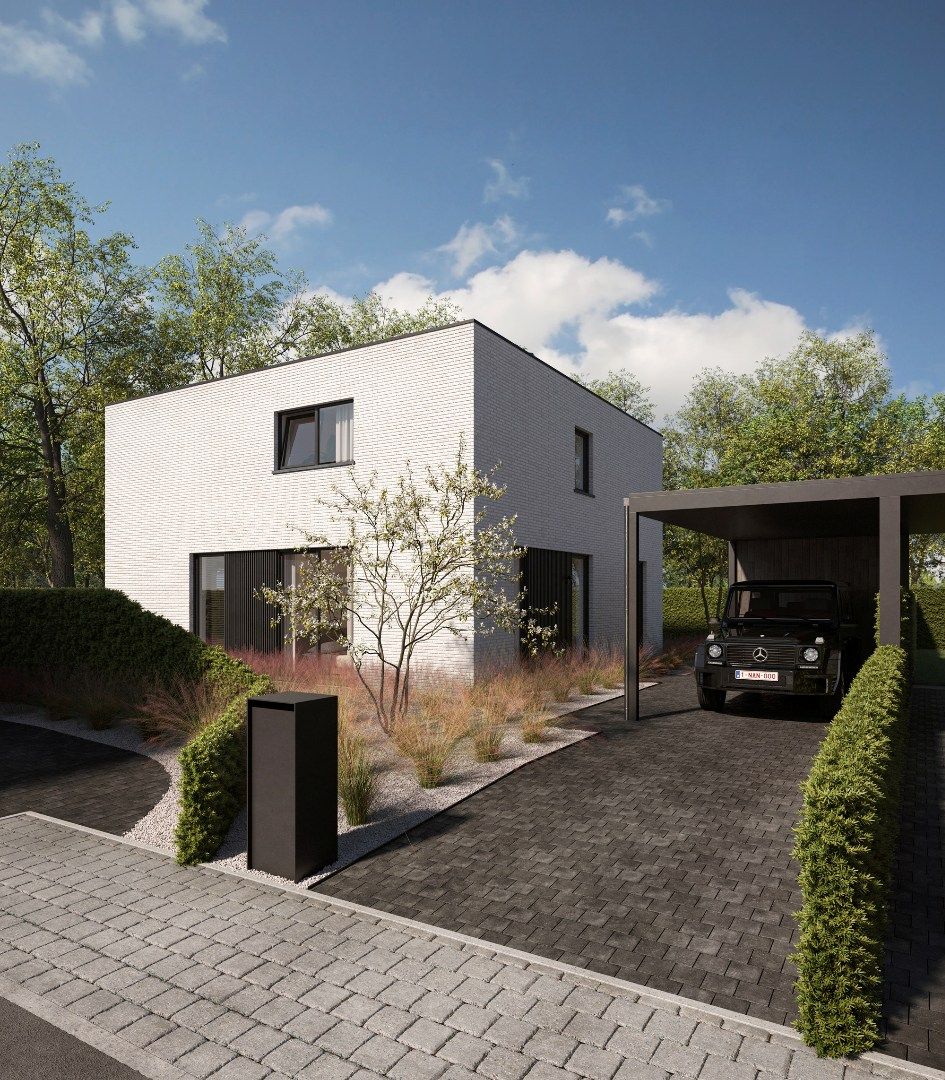 Nieuwbouwwoning met 4 slaapkamers op een uitstekende ligging in centrum Jabbeke foto {{pictureIndex}}