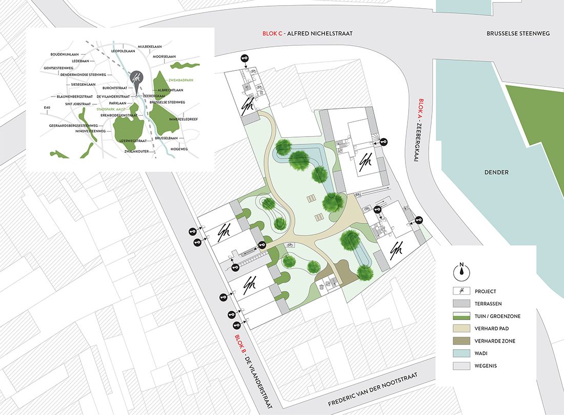 NIEUWBOUWKANTOOR INCL. 3 PARKINGS NABIJ STADSPARK EN CENTRUM foto 6