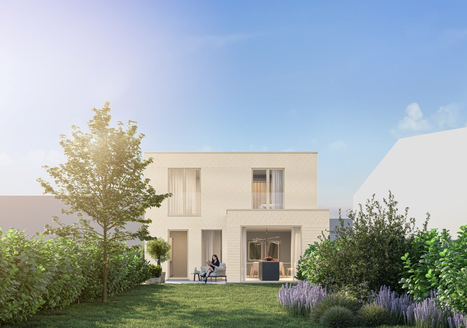 Op zoek naar een bouwgrond met woning, rustig gelegen in Bavikhove? (geen bouwverplichting) foto {{pictureIndex}}
