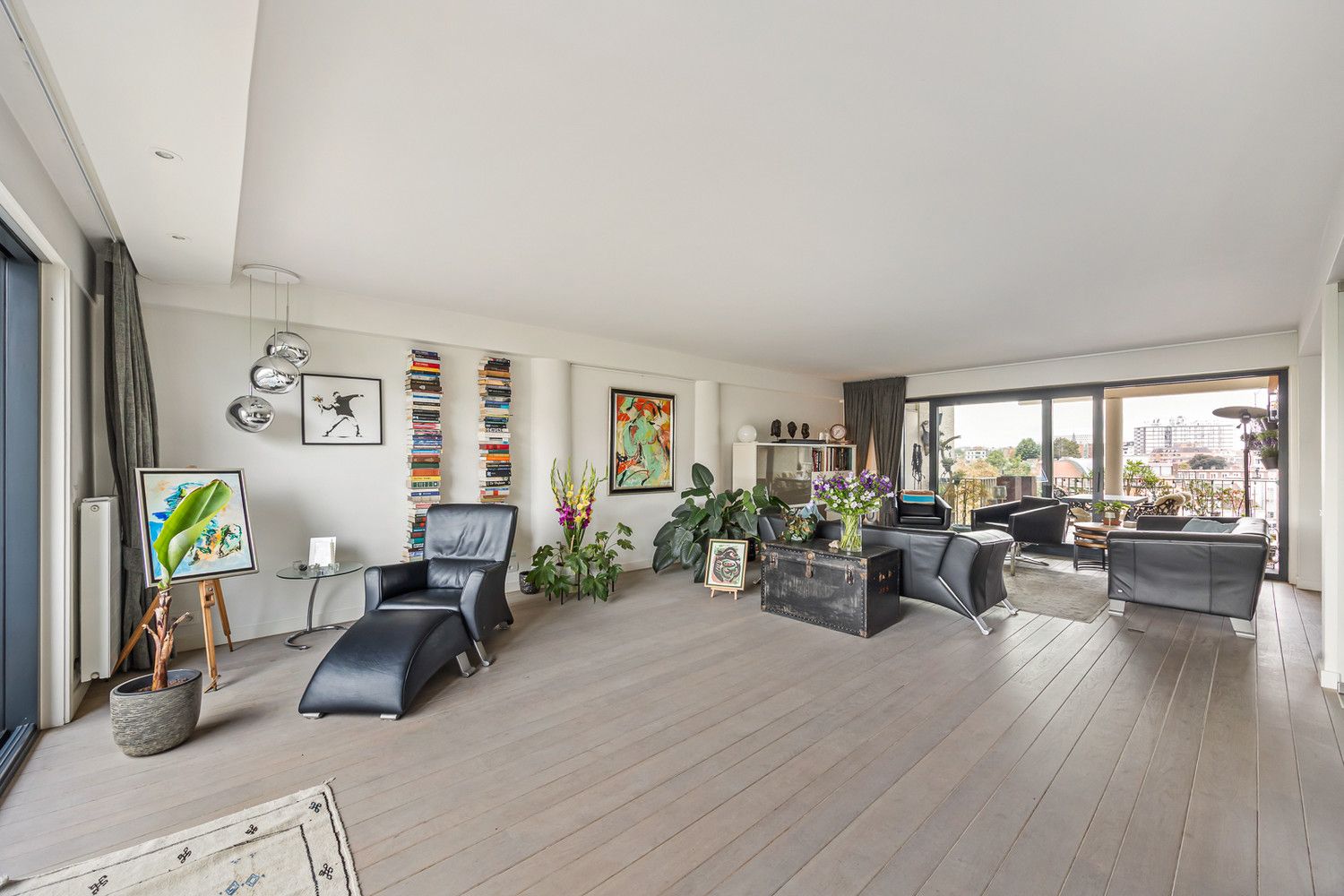Royaal hoekappartement (ca. 260 m²) met unieke terrassen & panoramisch uitzicht over het Stadspark – optioneel 3 parkings foto 6