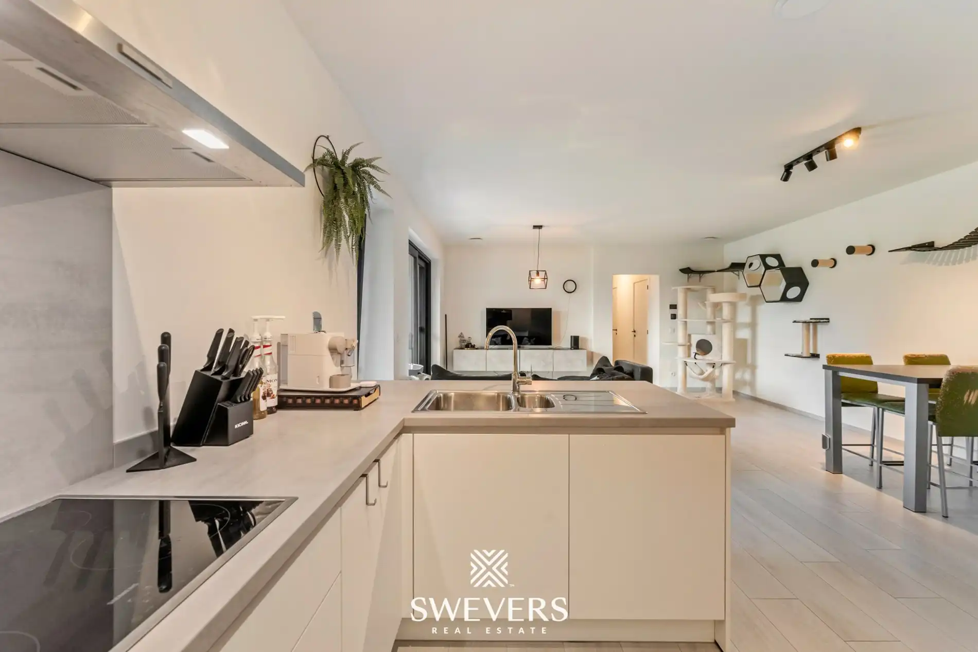 Instapklaar, energiezuinig gelijkvloers appartement (99 m²) met garage en kelders in het pittoreske Bolderberg foto 9