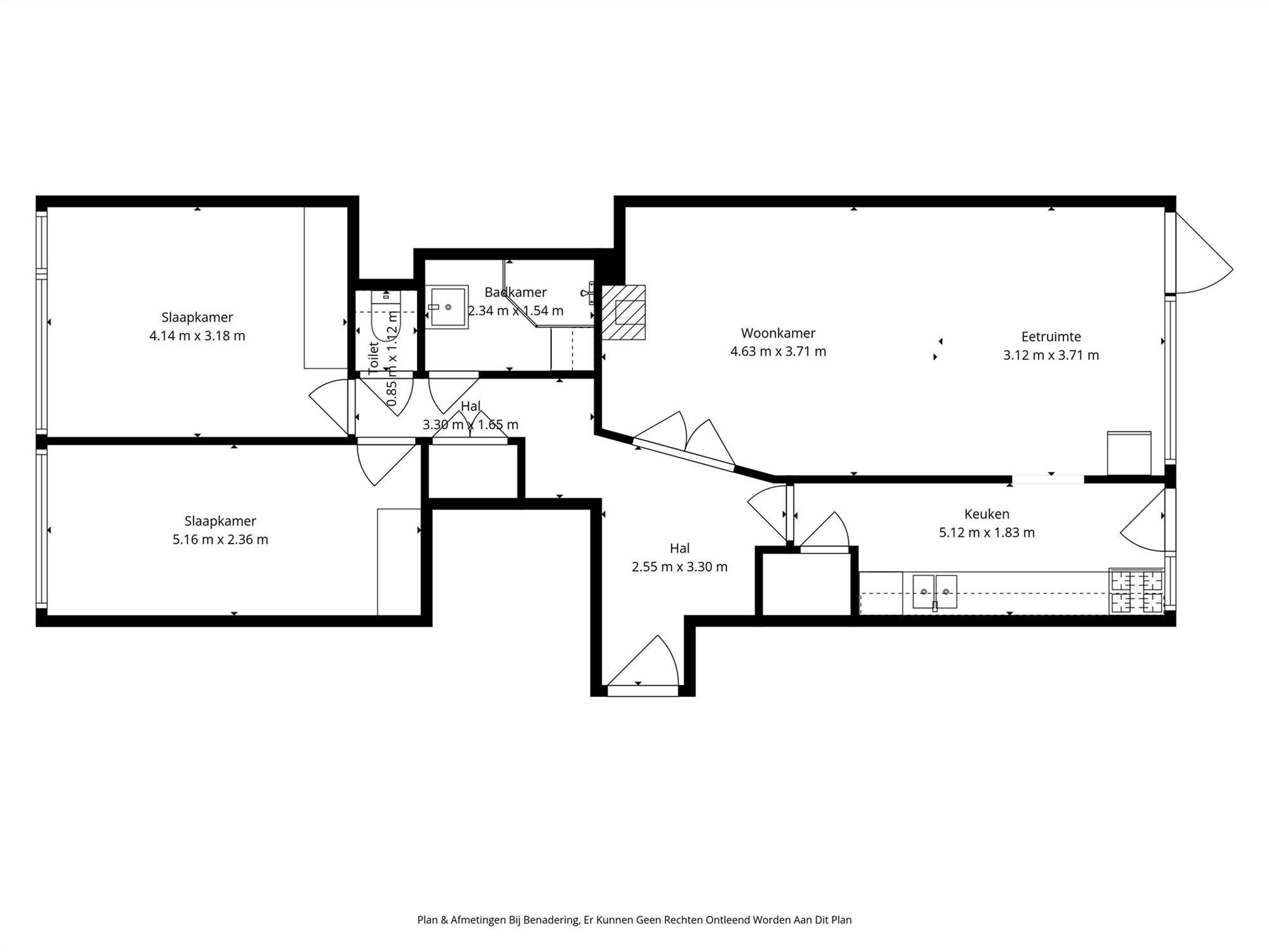 Ruim appartement met 2 slaapkamers te Mechelen foto 12