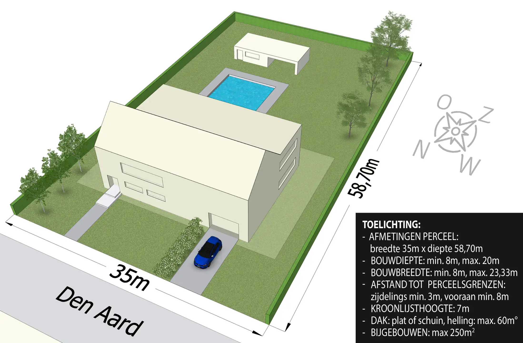 Hoekperceel van ca. 2.029 m² in rustige, groene ligging! foto {{pictureIndex}}