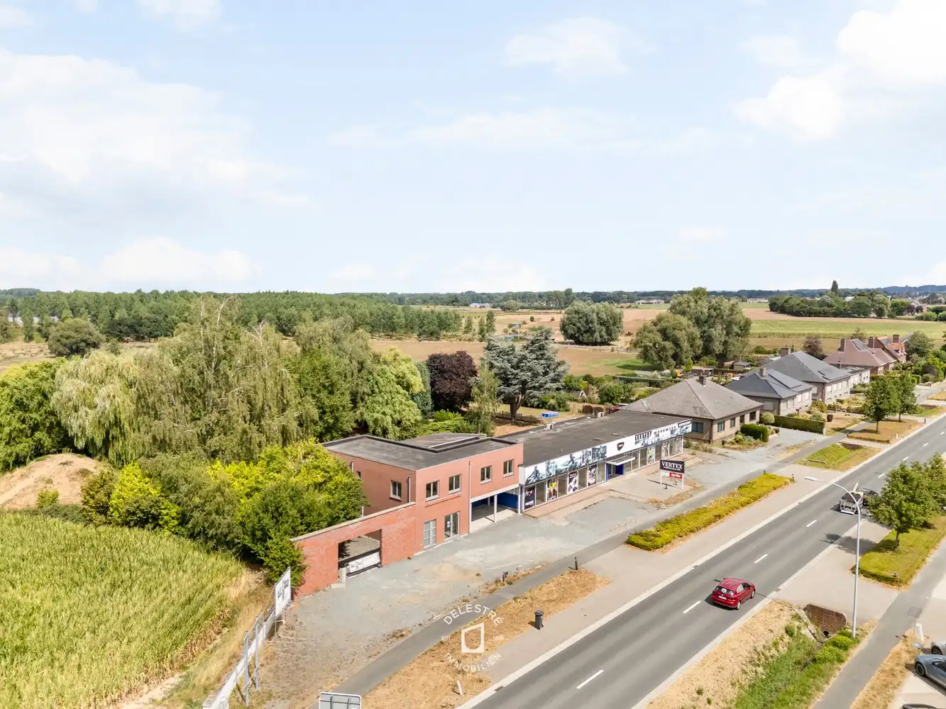 Commerciële site op de Brakelsesteenweg: toonzaal, kantoor, appartement & grond foto 9