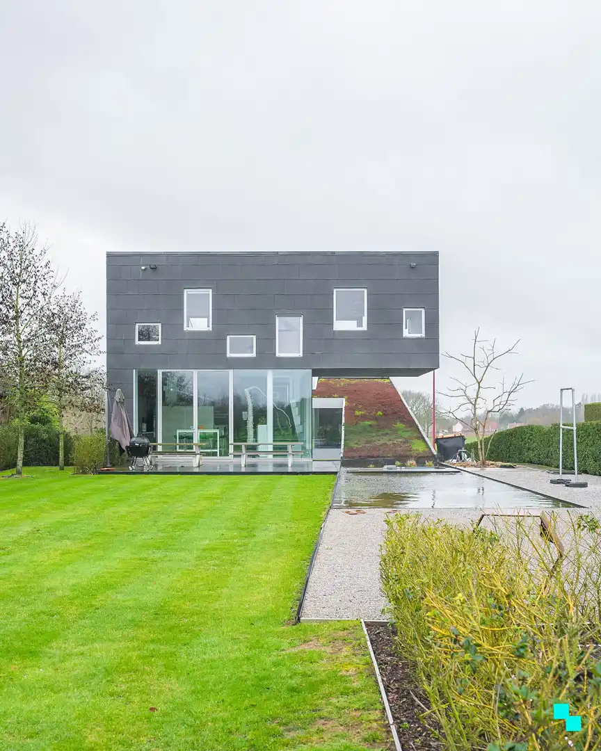 Architecturale kantoorruimte op ruim perceel nabij dorpskern Merelbeke foto 29