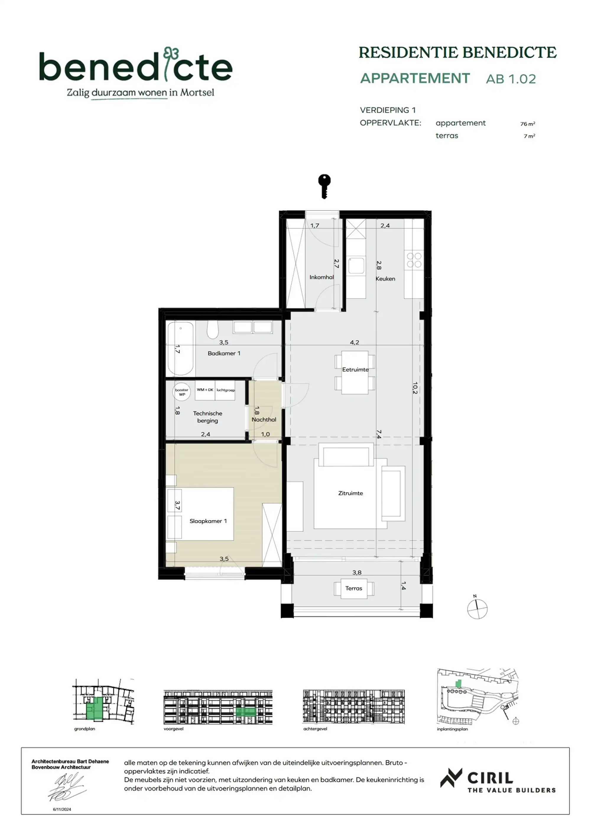 Appartement met terras foto 15