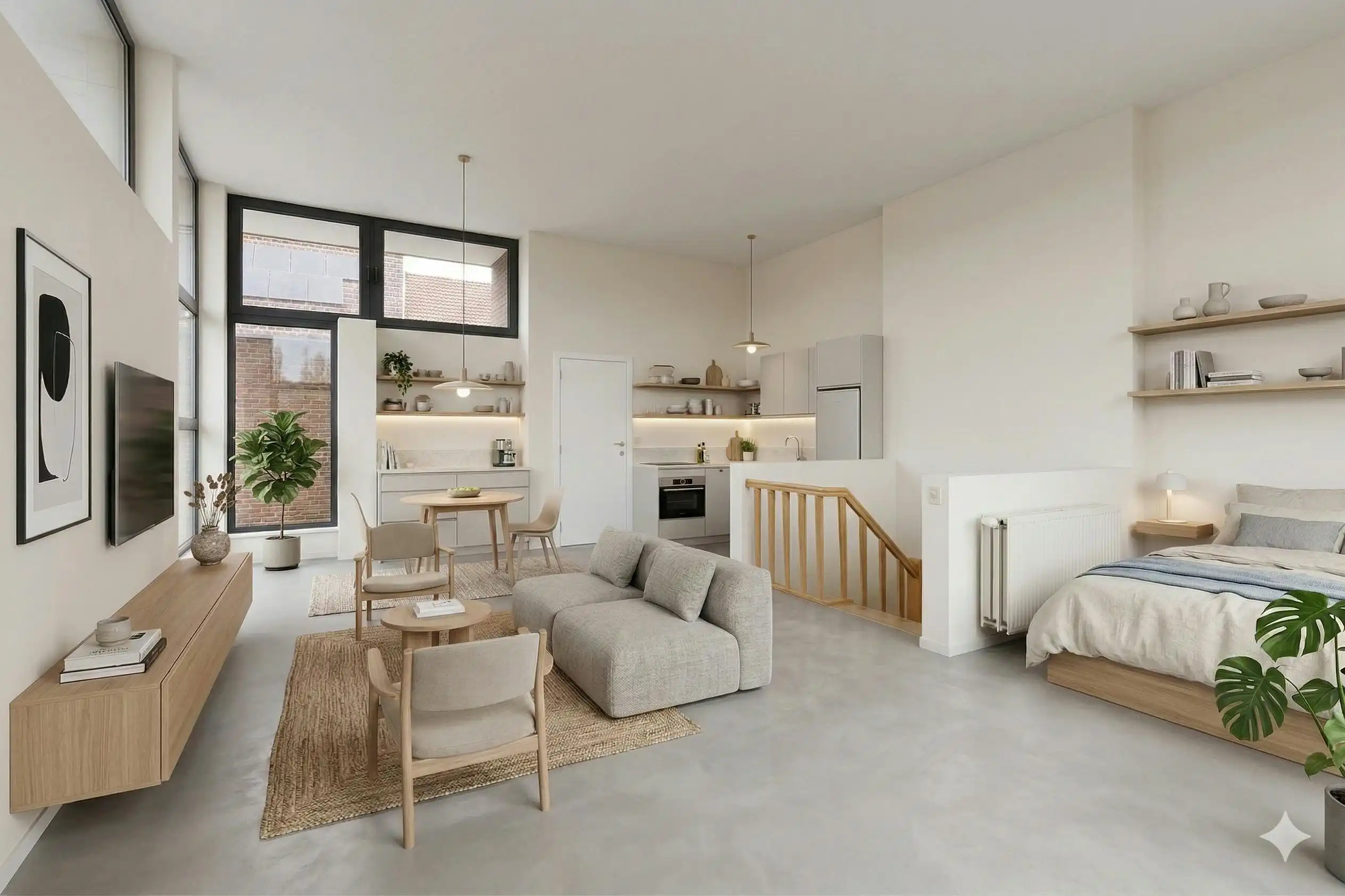 Half open woning met groene oase te koop in Bissegem foto 9