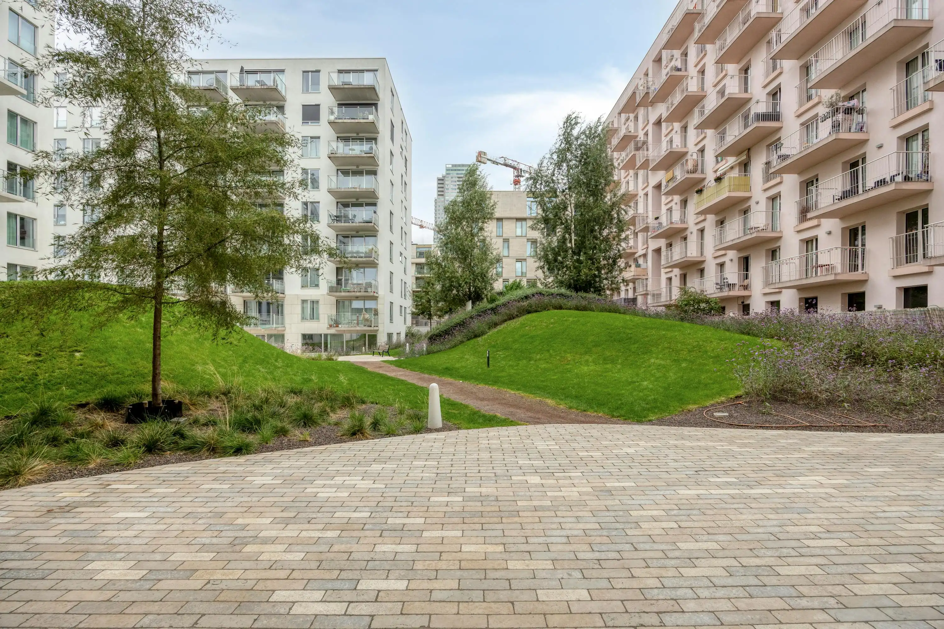 Penthouse Studio met zicht op Tour & Taxis Te koop  foto 24
