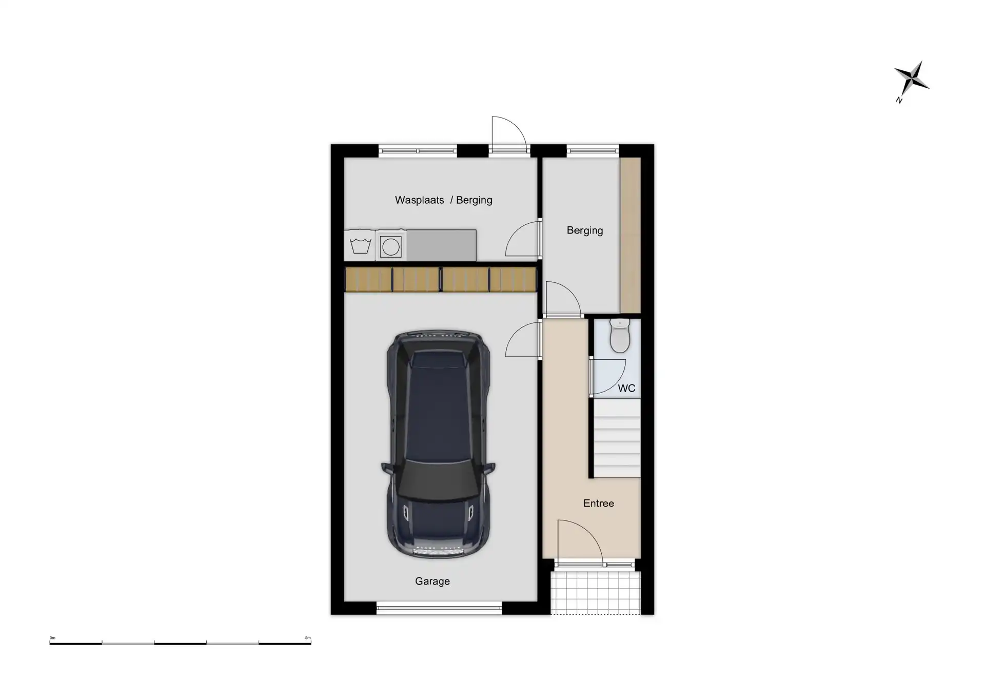 Op te frissen bel-étage woning met 3 slaapkamers en grote garage & tuin foto 15