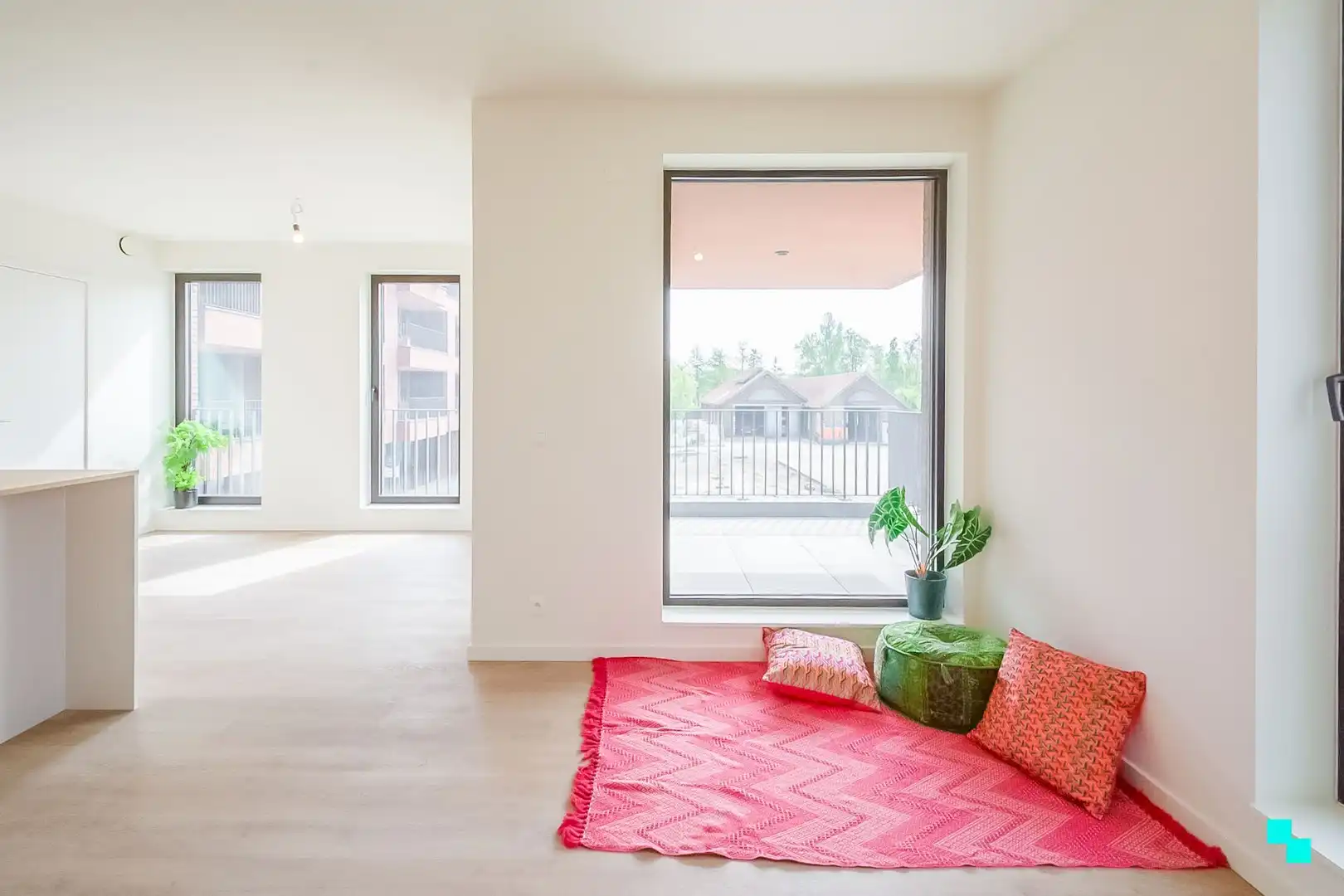 Nieuwbouwappartement gelegen in het hart van Merelbeke foto 2