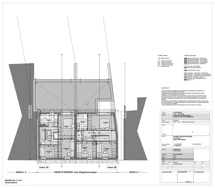 VERGUND PROJECT VAN TWEE GESLOTEN BEBOUWINGEN OP 12A20CA MET CENTRALE LIGGING IN HALLE-BOOIENHOVEN foto 12