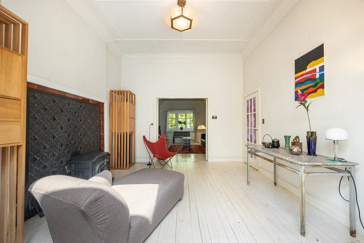 Unieke halfopen parkwoning (230m²) met schitterende Art-déco elementen op toplocatie tegenover het Te Boelaerpark foto 11