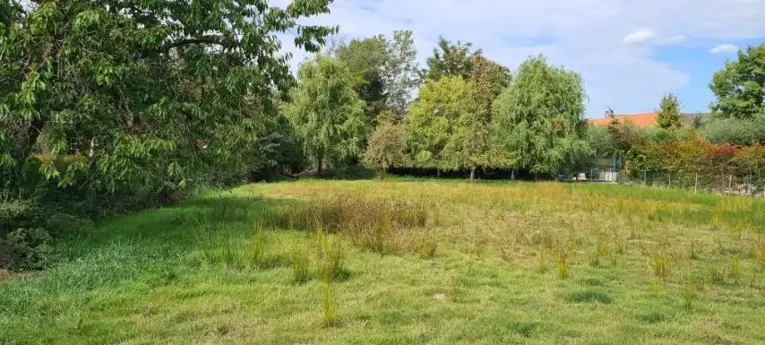 Mooi BOUWPERCEEL op 16 are 48 ca, straatbreedte 25 meter foto {{pictureIndex}}