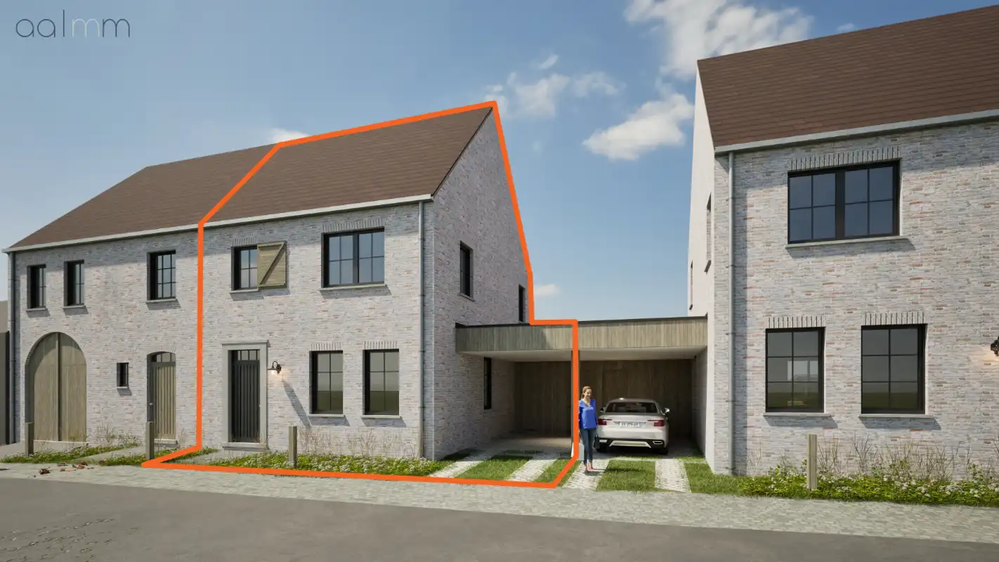 Ruime nieuwbouwwoning met carport en tuin foto {{pictureIndex}}