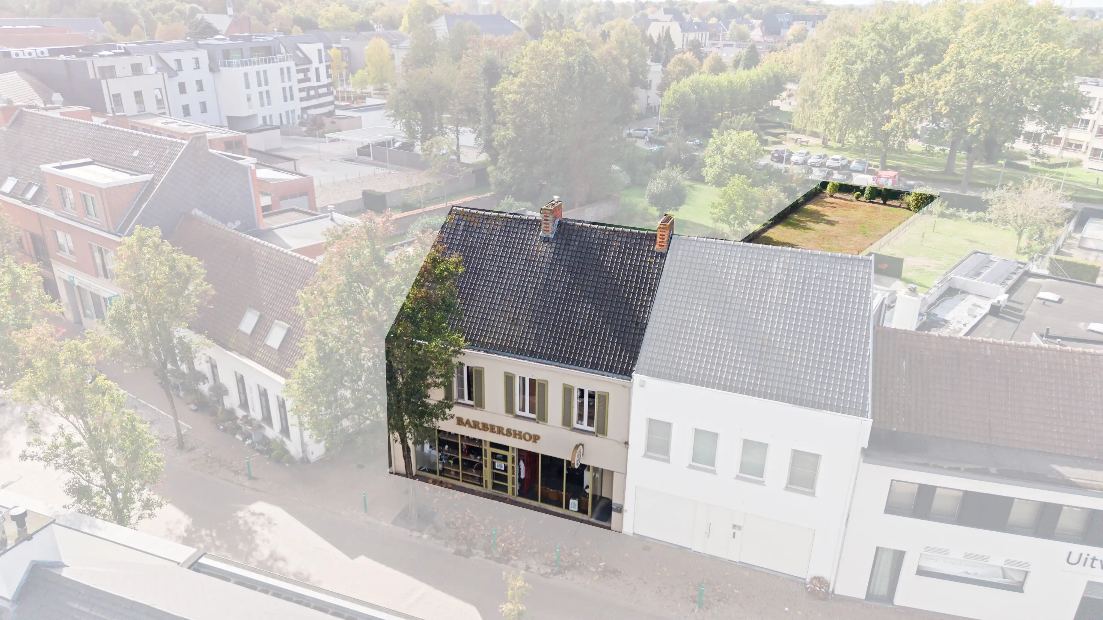Ruime halfopen bebouwing met handelsruimte in Evergem foto 22