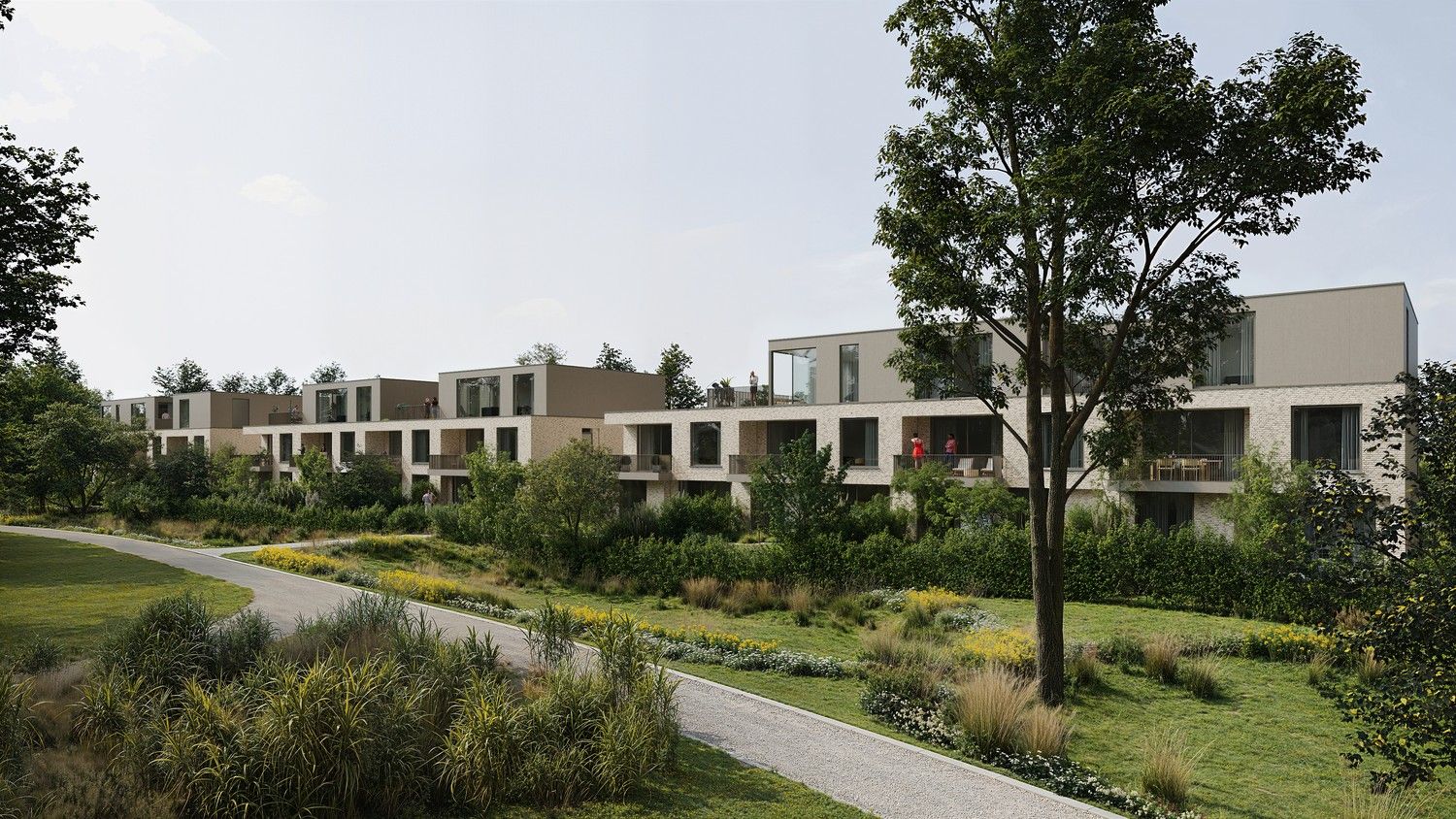 Nieuwbouwappartement, eerste verdieping, in een prachtige parkomgeving foto {{pictureIndex}}
