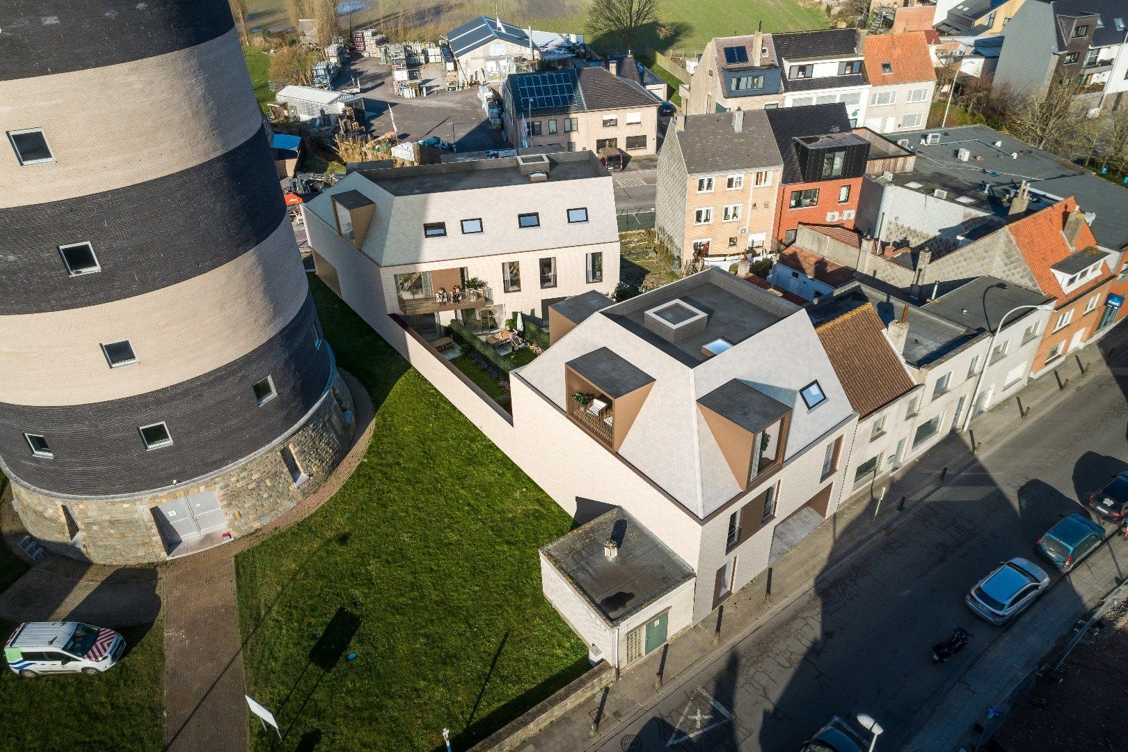 Nieuwbouwgelijkvloersappartement met 2 slaapkamers en terras in residentie 'De Watertoren' foto 1