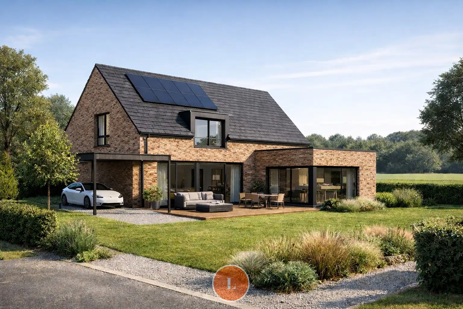 Rustig gelegen bouwgrond te koop in Wervik – 1.408 m² foto 2