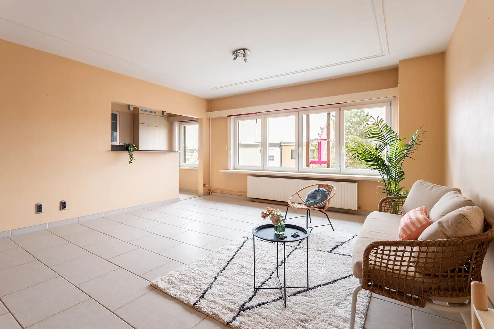 Lichtrijk 2-slaapkamerappartement in kleinschalig gebouw op Linkeroever foto 4