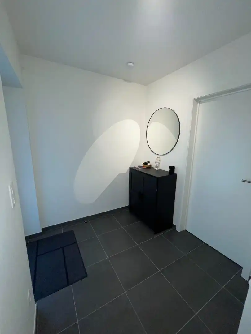 Zeer energiezuinig gelijkvloers appartement met 1 slaapkamer en terras Beverst/Bilzen. foto 2