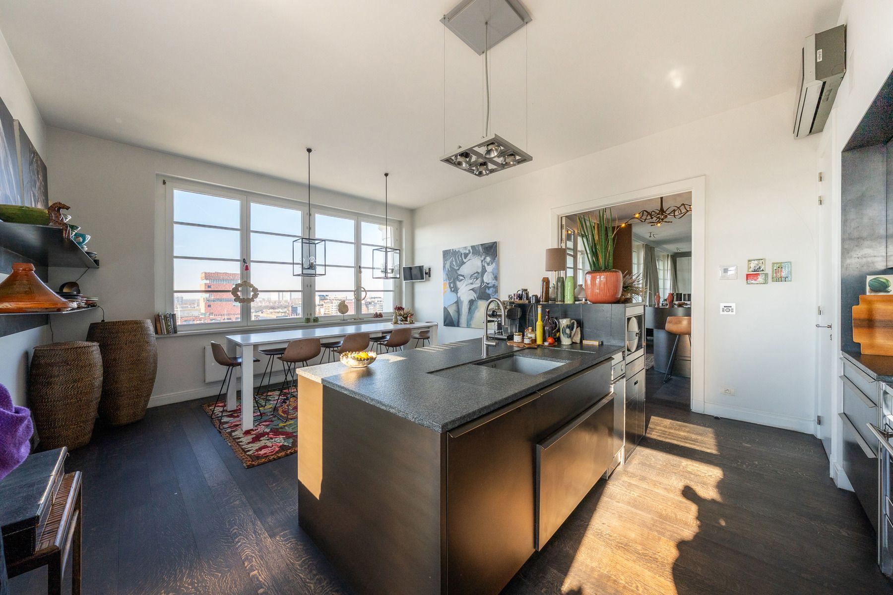 Villa in the sky met zicht over Antwerpen en op de Schelde foto 4