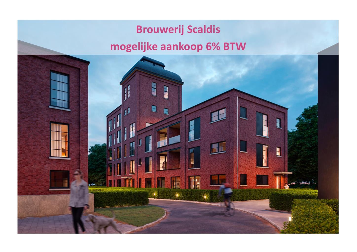 Brouwerij Scaldis app 2deV met terras foto {{pictureIndex}}