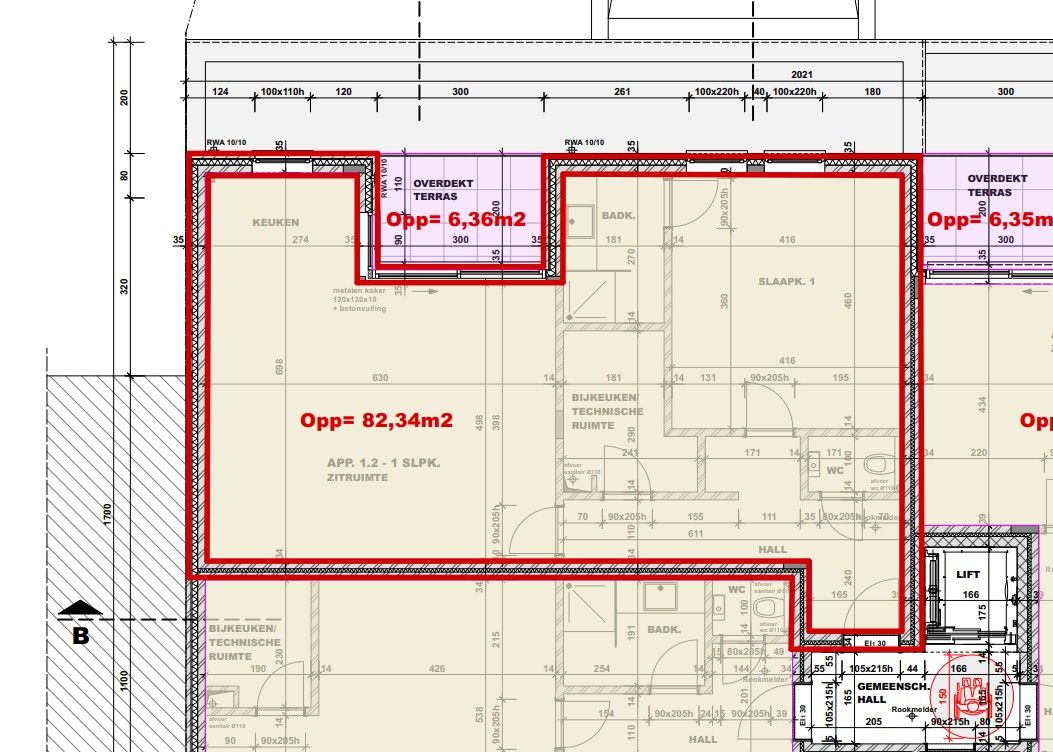 1-slaapkamerappartement met terras in residentie 'Het Centrum' foto 26