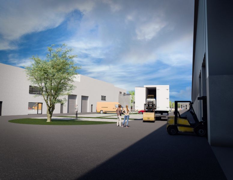 Modern nieuwbouw magazijn met kantoorruimte in Gent foto 6