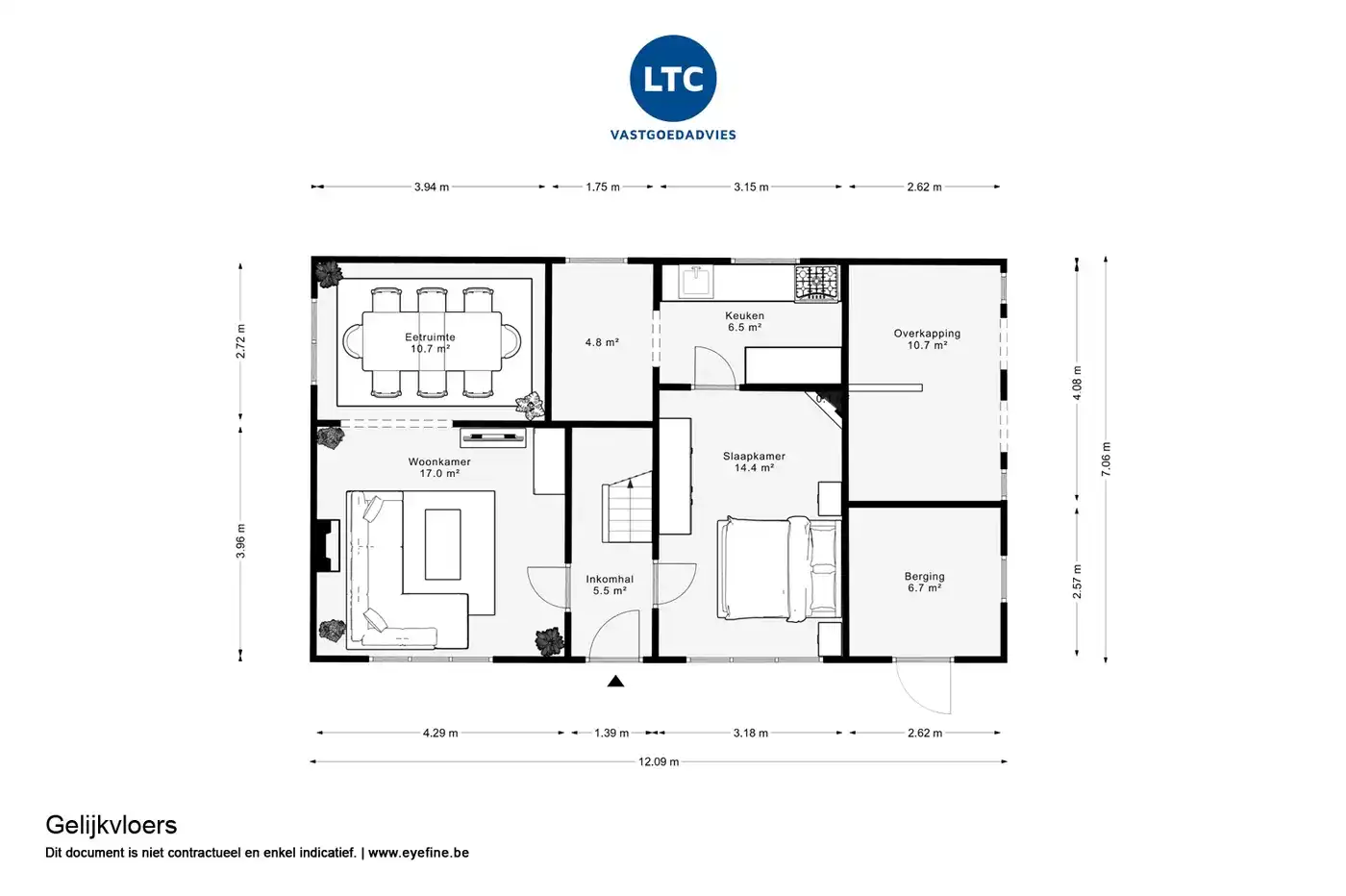 Open bebouwing in Linter met groot perceel en tuin foto 31