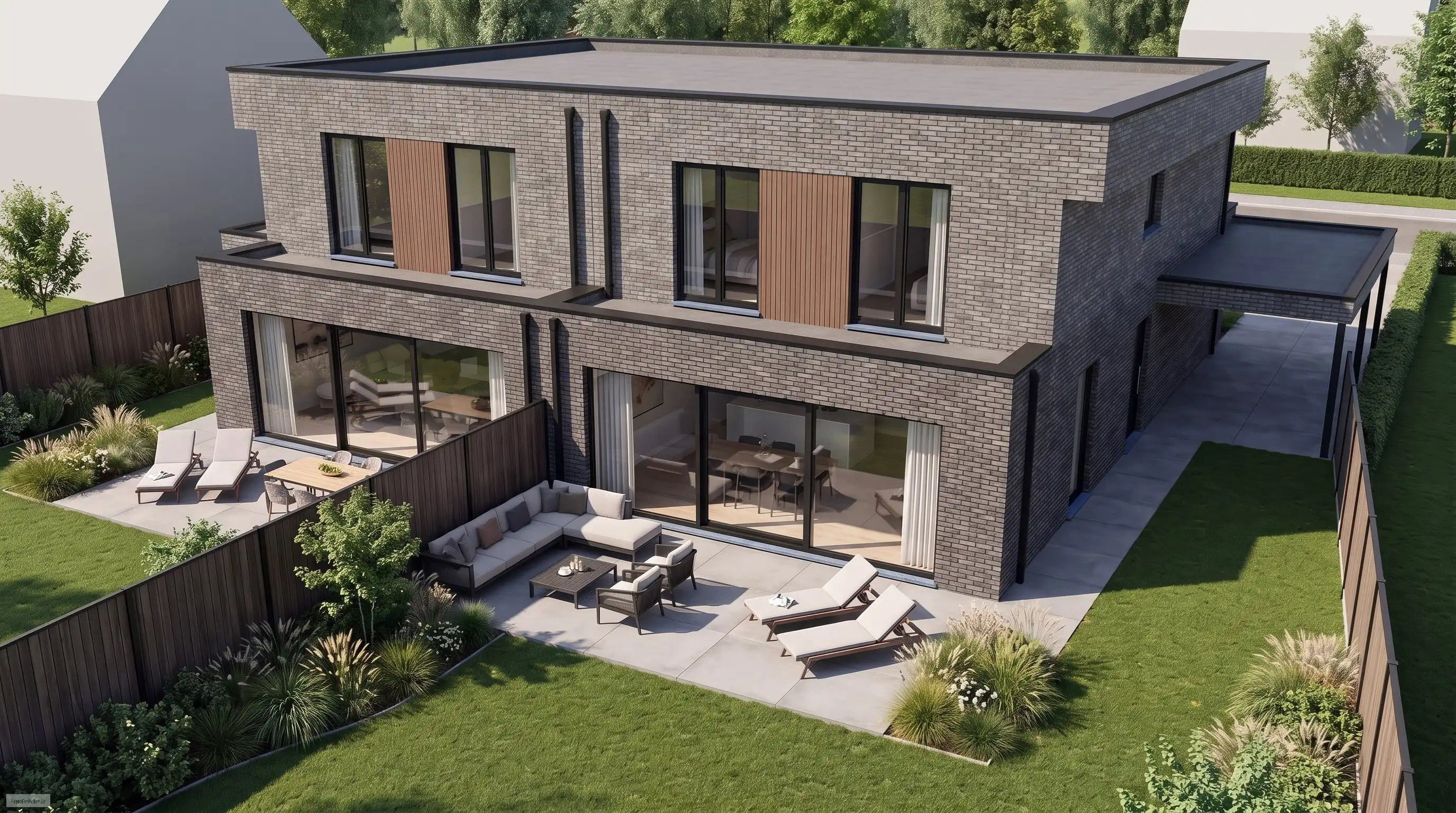 Nieuwbouwwoning van 250m² bewoonbaar opp. verkoop onder registratierechten foto 2