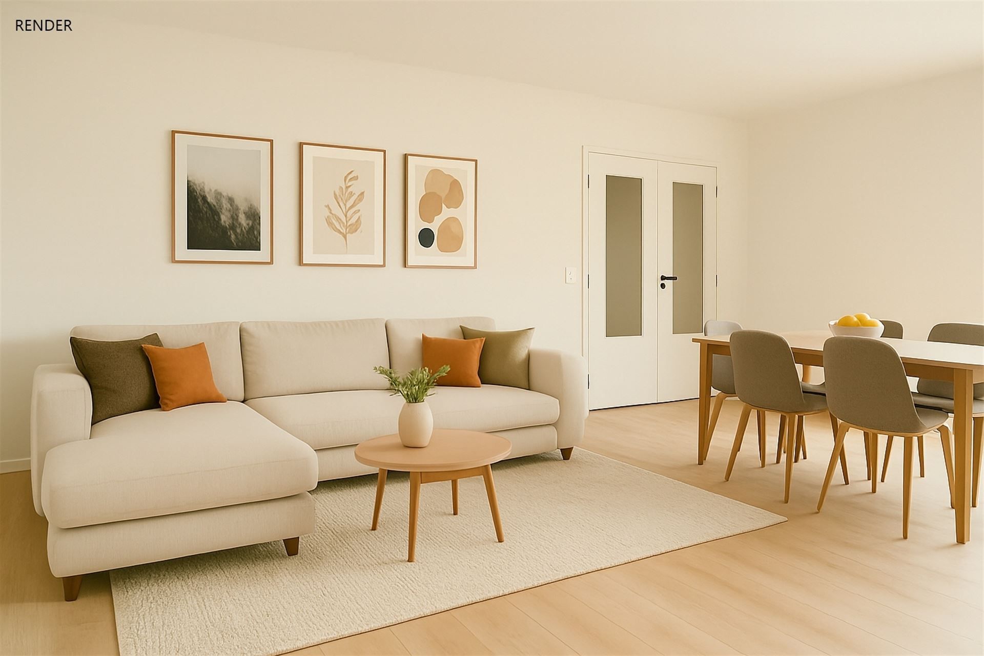 Modern app met 3 slpks en garage (+ € 18.000) foto {{pictureIndex}}