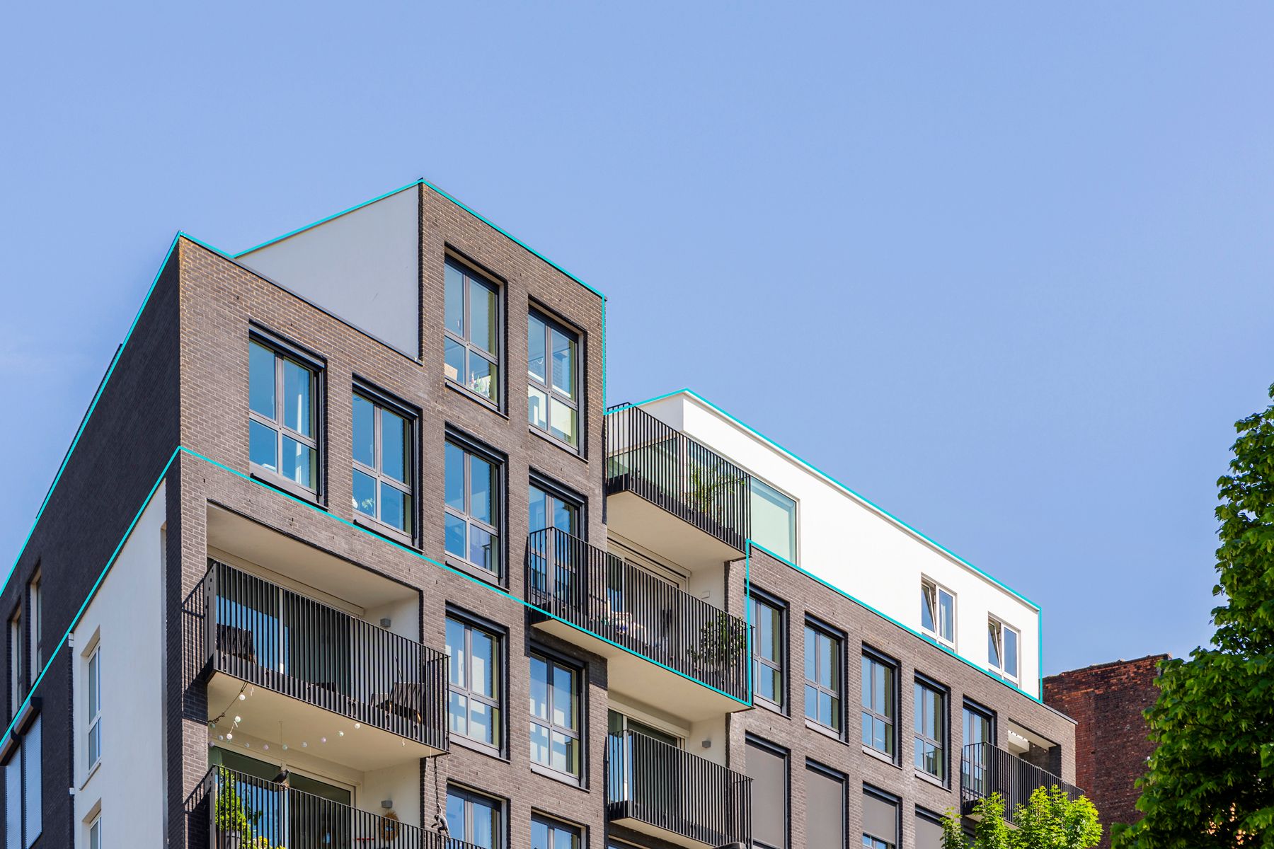 Penthouse met adembenemend parkzicht aan Park Spoor Noord foto 10
