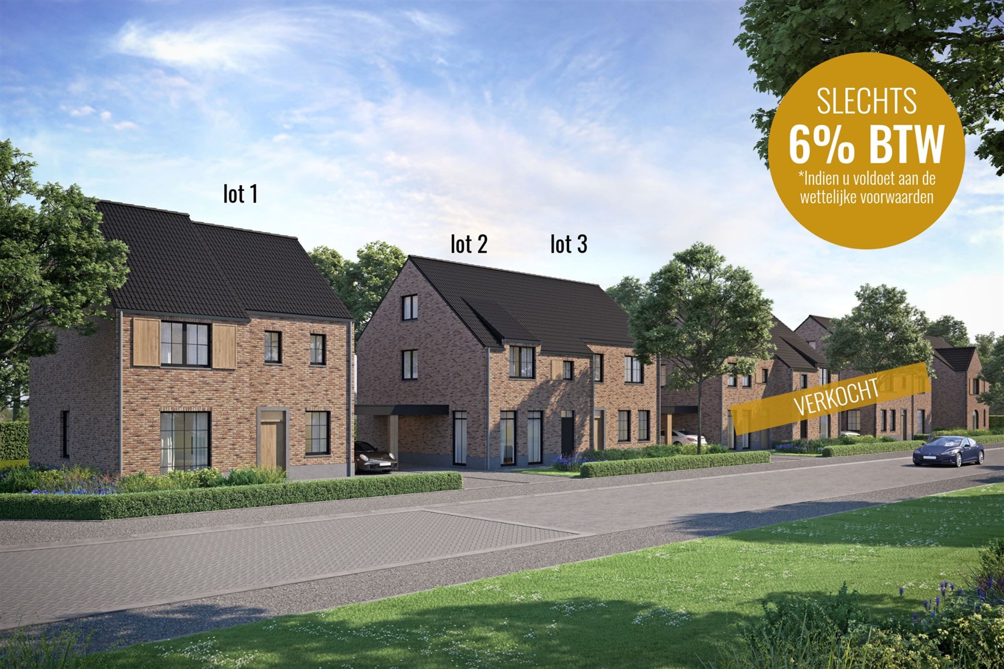 Vrijstaande BEN-nieuwbouwwoning gelegen op een rustige locatie in Kinrooi (lot 1) foto {{pictureIndex}}