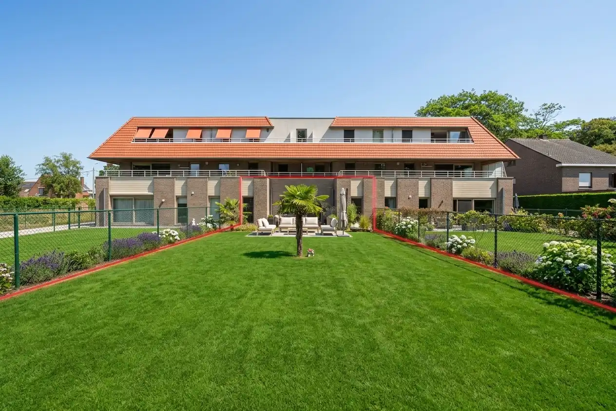 Gelijkvloers energiezuinig appartement met privé tuin en twee slaapkamers foto 18