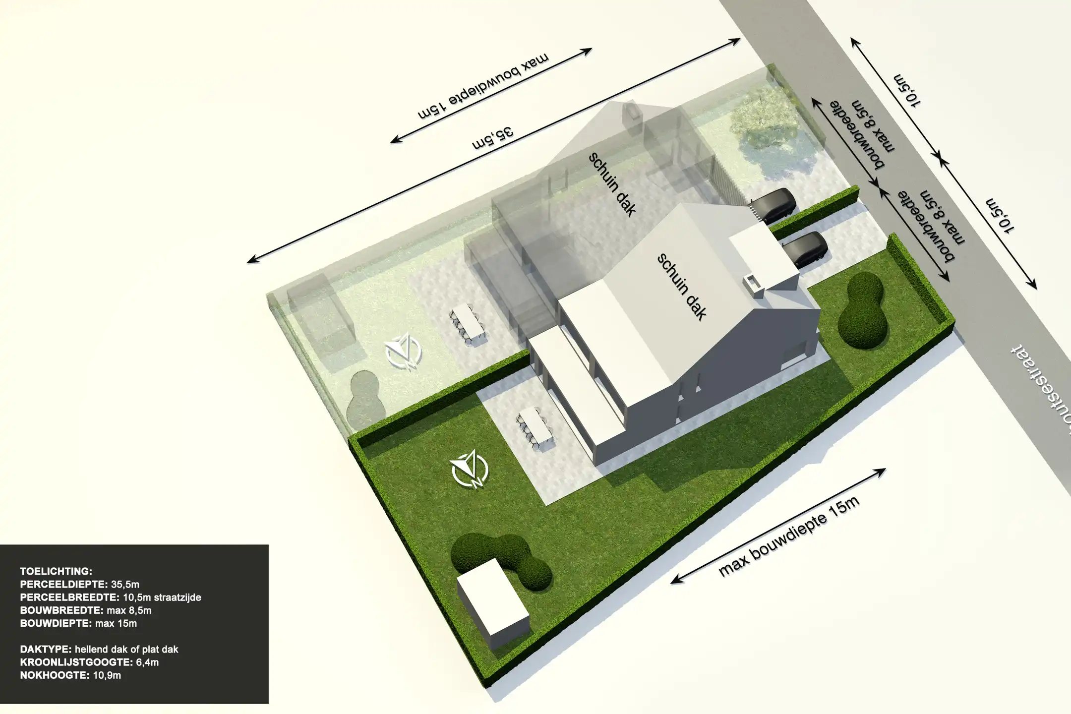 Projectgrond voor 2 halfopen bebouwingen te Minderhout foto 5