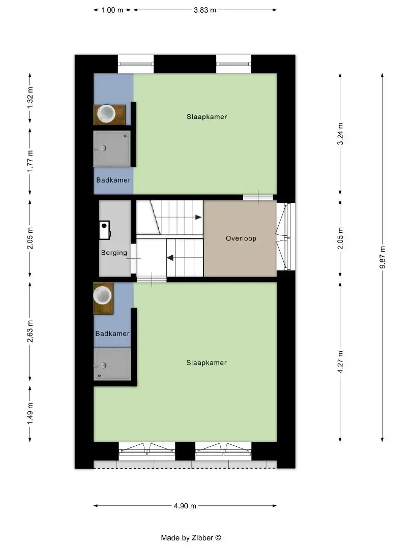 Instapklare woning met zeer goede afwerking, 3 slaapkamers, 3 badkamers, tuin, terras en autostaanplaats in het centrum van Tienen – EPC 27 kWh/m² - bewoonbare  foto 44