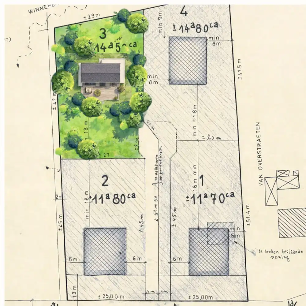 open bebouwing (zonder bouwplicht, met vergunning) op toplocatie - ideale investering foto 5