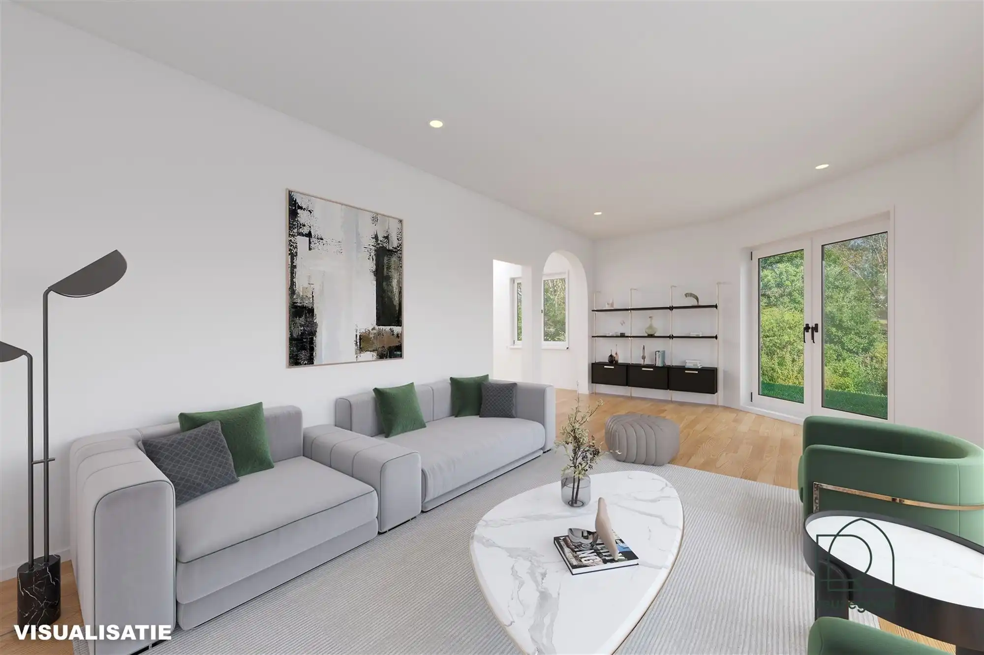 Te renoveren huis (tweewoonst)  met mogelijkheid tot 2 bouwgronden foto 5