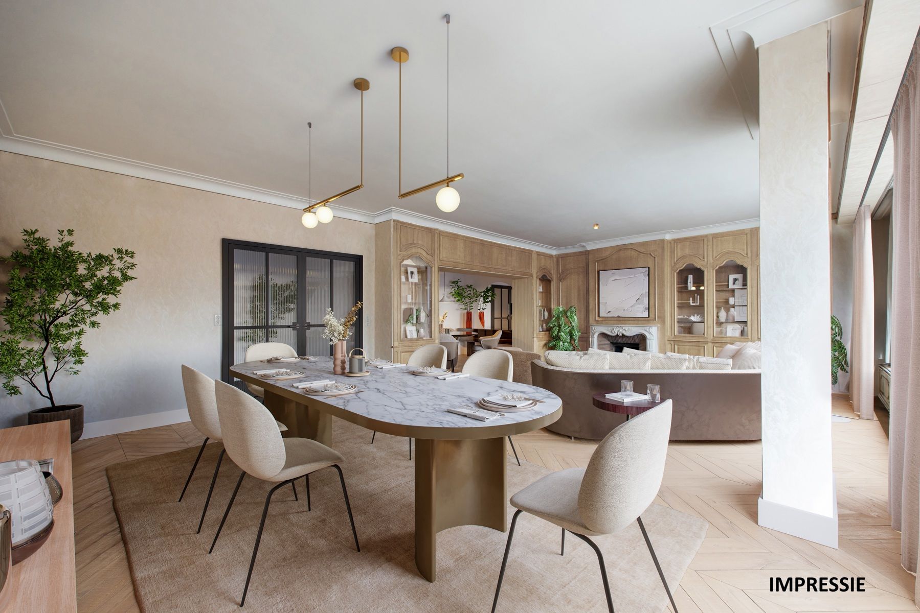 Riant 3 SLPK-app. (191m²) op de 3de verd. + autostaanplaats foto 2