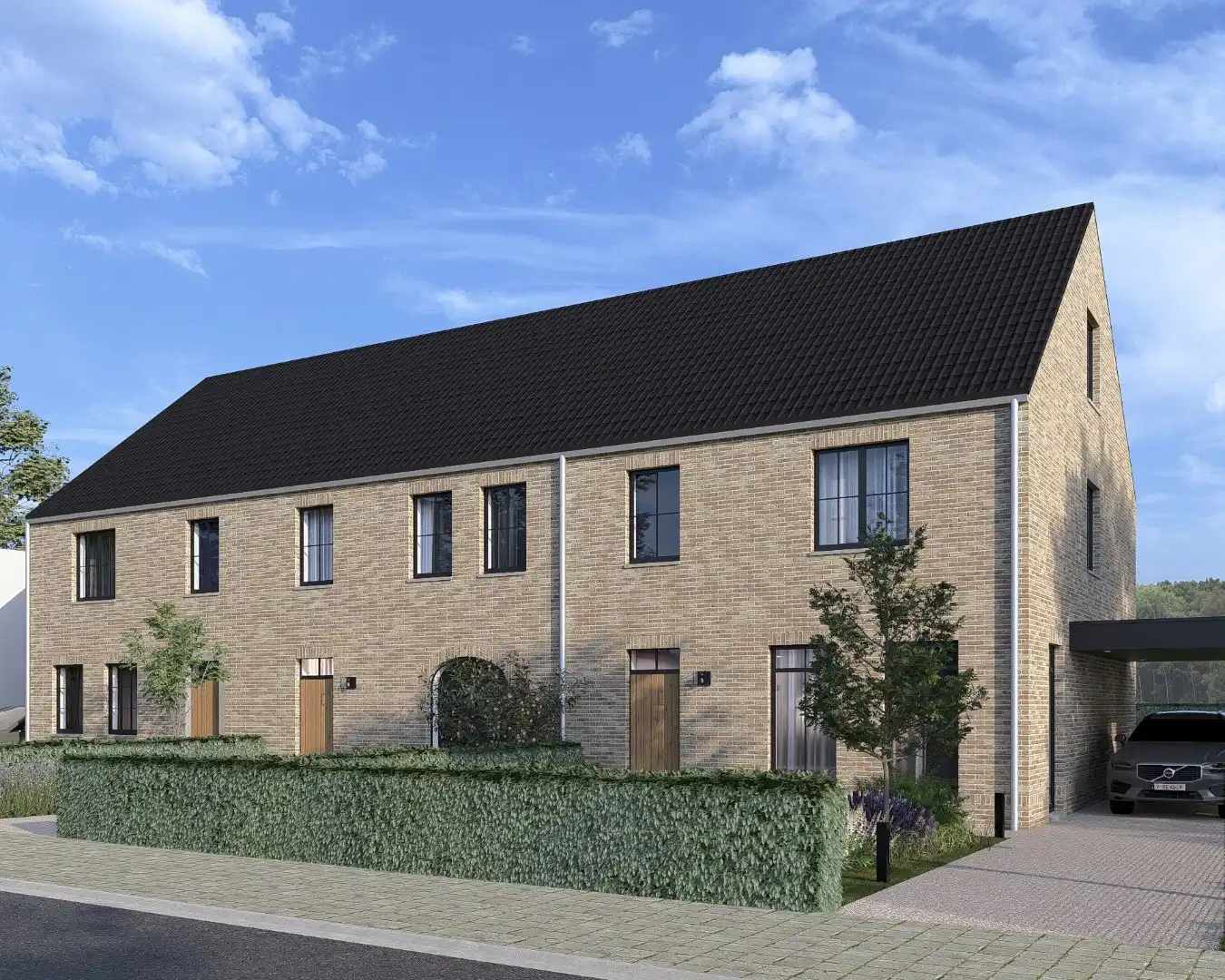 Landelijk project van 3 nieuwbouwwoningen op een rustige locatie te Bree!  foto 8